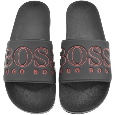 hugo boss red sliders